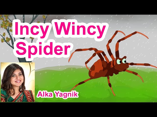 Incy Wincy Spider by Alka Yagnik - English Rhymes For Babies | Nursery Rhymes For Babies