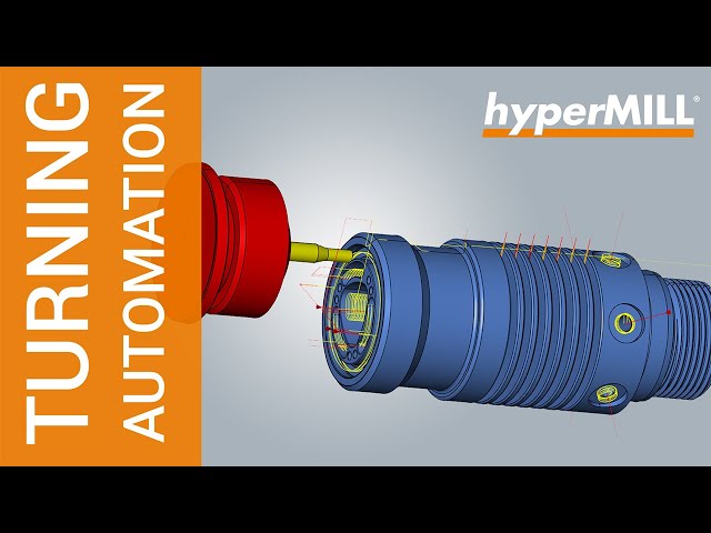 hyperMILL AUTOMATION Center: TURNING CAD/CAM Automation Use Case