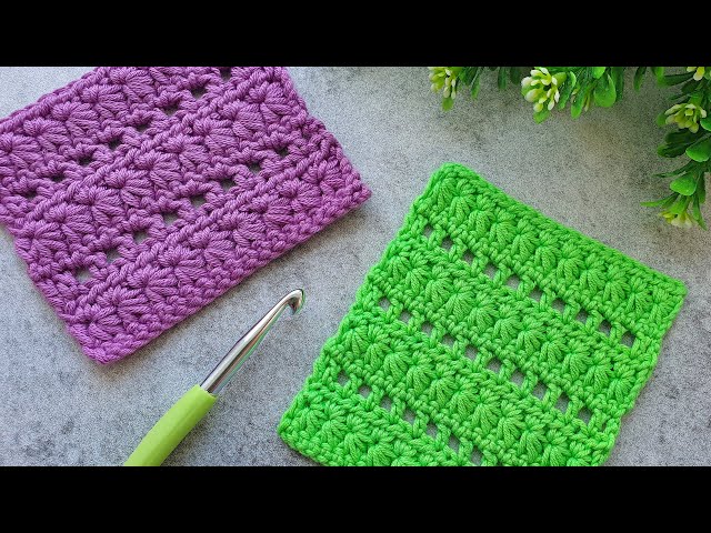 Brilliant! Crochet this pattern once and you will never forget it! Crochet stitch.