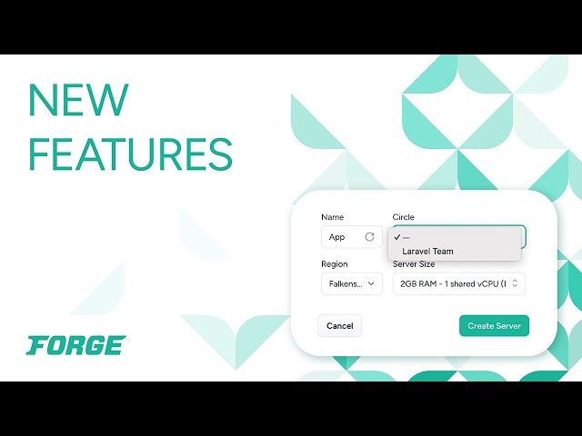 Updated Application Panel, Pick Circle On Server Creation & More on Forge
