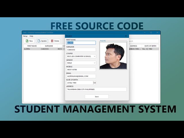 Student Management System (SMS) | Free source code | HIBERNATE/JPA