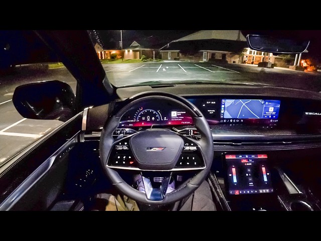 2026 Cadillac Escalade V - POV Night Drive (Binaural Audio)