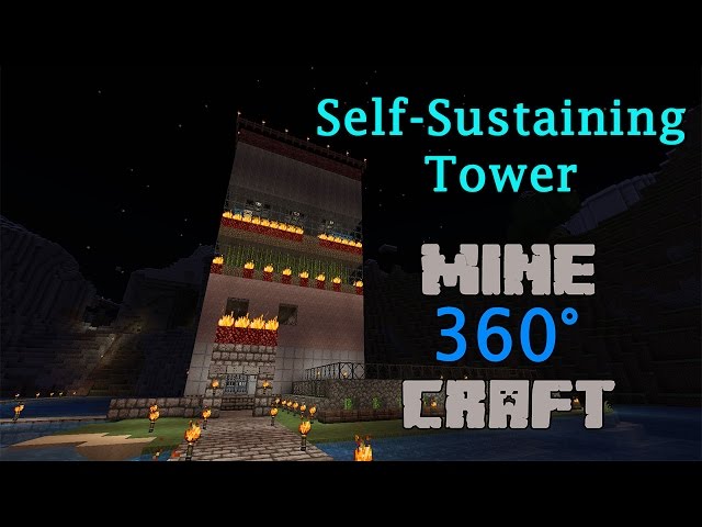 Self Sustaining Tower | Minecraft 360 Degrees