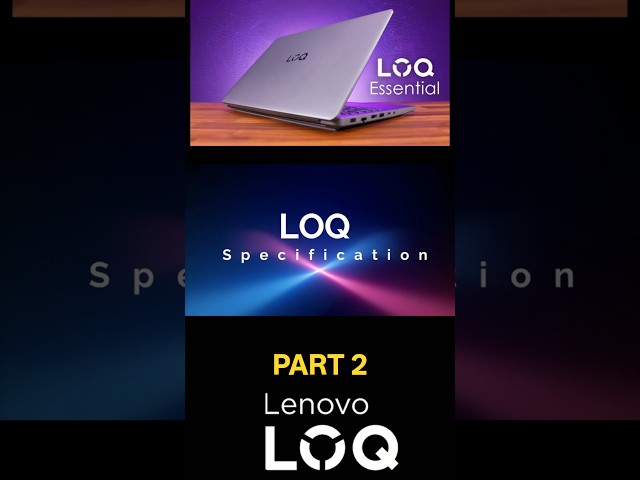 🔥 Lenovo LOQ Essential 15IRX11 Review | i5 + RTX 5050 Specifications ⚡ Tamil #Shorts
