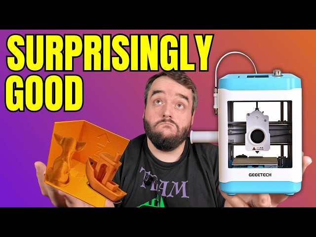 This TINY 3D Printer Actually Works?! (Geeetech M1 Mini)