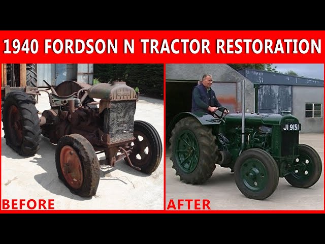 Restoring a 75 year old Vintage Tractor  - 1940 Fordson N Tractor Restoration Project