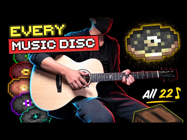I Played EVERY Minecraft Music Disc on ONE Guitar (w/ TABs)