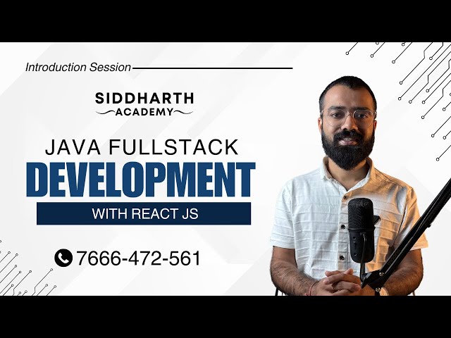 Java Full stack Dev + React Js Introduction Session