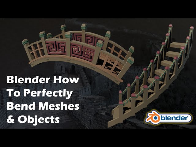 Blender How To Perfectly Bend Meshes & Objects