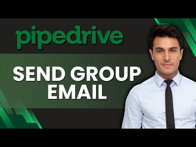 How to Send a Group Email in Pipedrive | Tutorial 2026