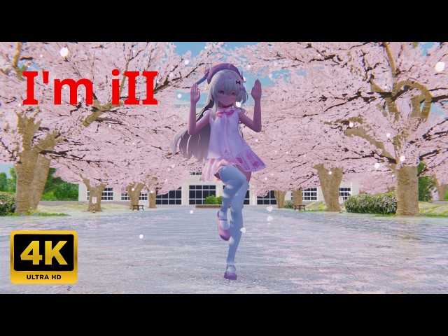 💃MMD💗Eku I'm iII【4K UHD】VRChat Cube MMD Studio