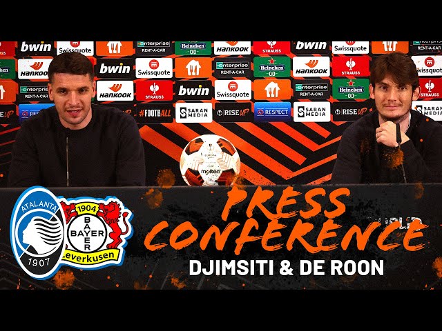 Europa League Final | Atalanta vs. Bayer Leverkusen | Djimsiti and De Roon's press conference