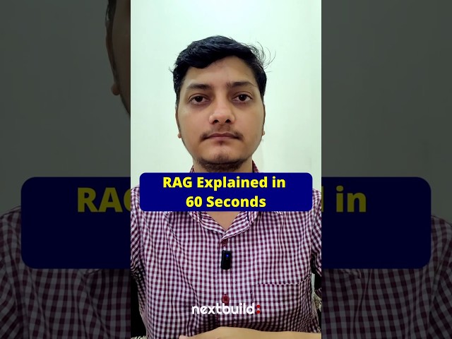 RAG Explained in 60 Seconds | Retrieval Augmented Generation