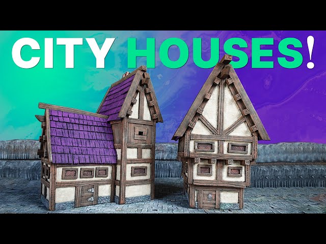 🏠 How to Build Medieval FANTASY HOUSES for Your Tabletop CITY!