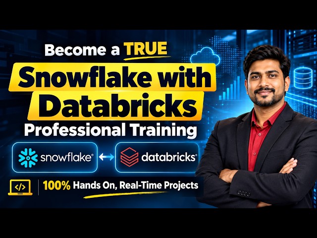 Snowflake with Databricks Training 2026 | Become a Data Engineering Professional | Real Time Project