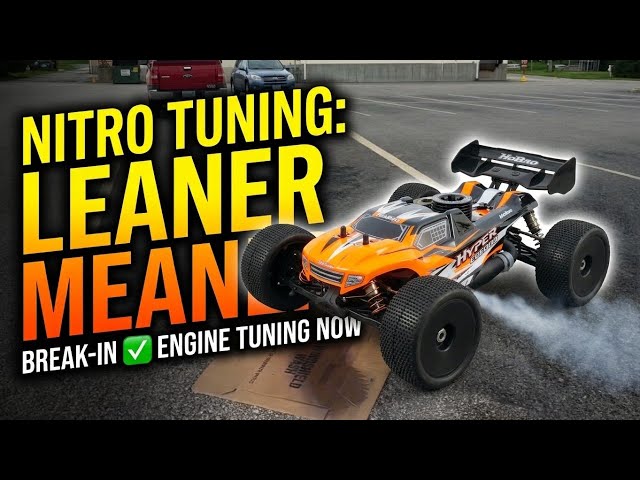 Hobao Hyper SST Nitro Tuning | Post Break-In Needle Tuning & Smoke Check  #shorts #hobaohypersst