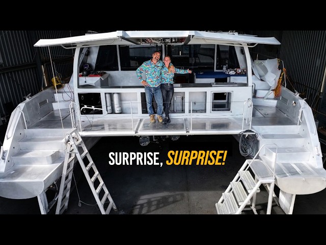 You Need to See This 🤯 Building Our Own Aluminum Catamaran Pt. 86