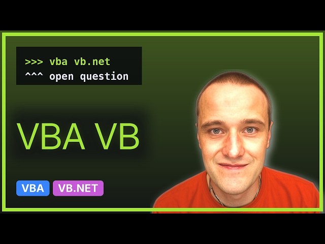 It is VB.net what I am looking? instead of VBA