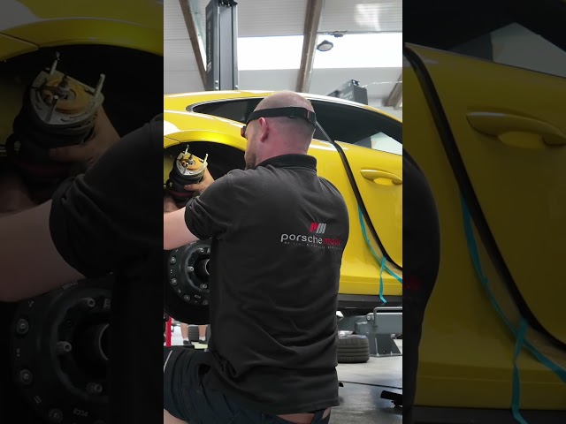 GT3 Rear Shock Replacement Why Did It Fail #porsche #991gt3 #gt3 #911 #porschegt3 #911gt3