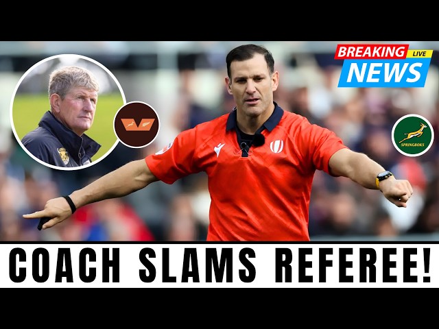 All Blacks Coach SLAMS Referee After Springboks’ 43-28 Win | Greatest Rivalry Controversy