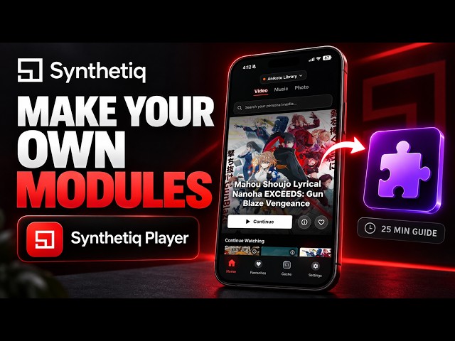 How to Make Synthetiq Player Modules (FULL 25-Min Guide) | Anime, Movies & Manga