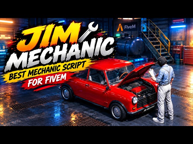 Jim Mechanic Script | The Ultimate FiveM Mechanic System | Installation & Showcase