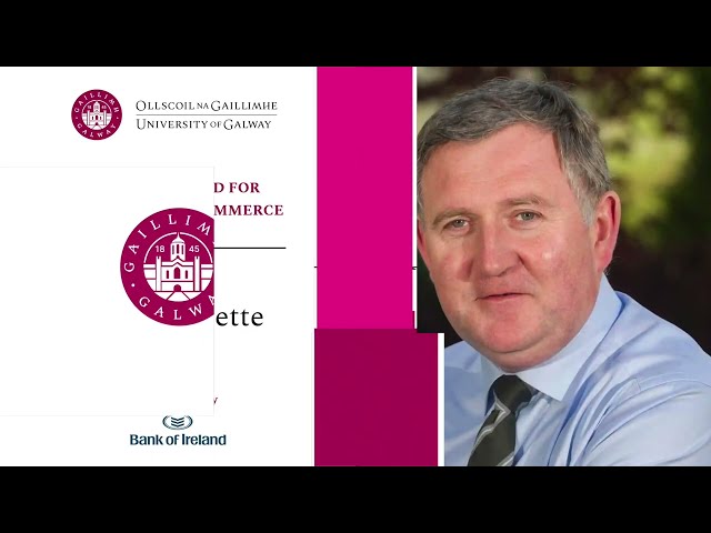 Ger Rabbette - 2022 Alumni Award for Business and Commerce, sponsored by Bank of Ireland.