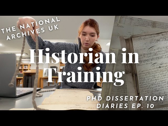 Reading Historical Documents | A Trip to the National Archives UK (Dissertation Diaries Ep. 10)