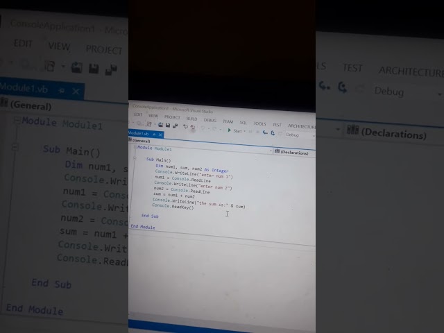 Learning programming using vb.net(visual studio) for Zimsec computer science O And A level beginner 