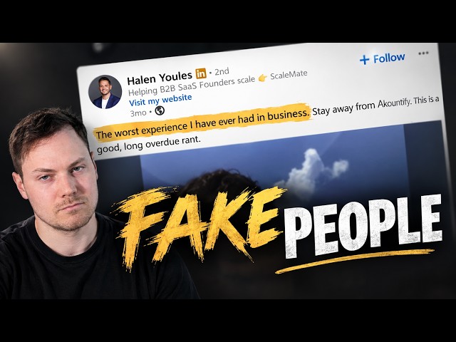 CEOs are losing it - "I Bought Fake LinkedIn Profiles And The Service Was Terrible"