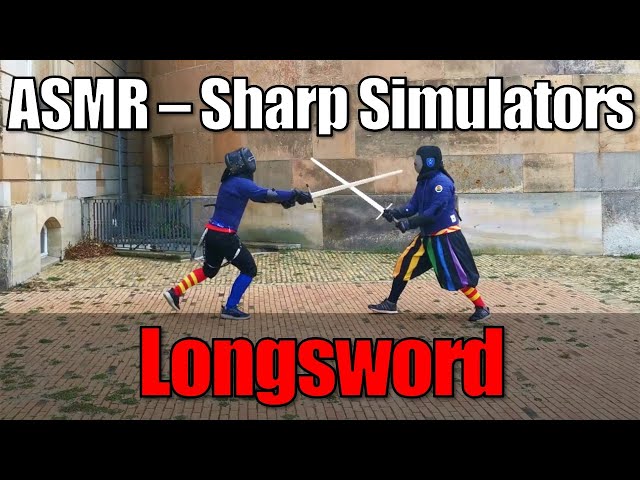 ASMR Black Fencer Sharp Simulator - Longsword Sparring