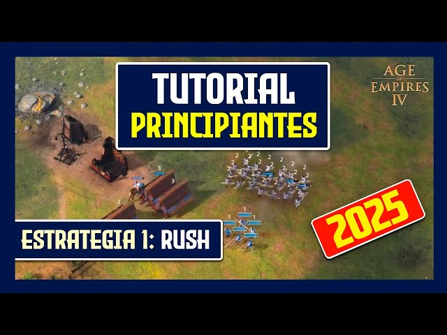 ✅  TUTORIAL de  Age of Empires 4 | Ep5. Cómo aprender a hacer un RUSH
