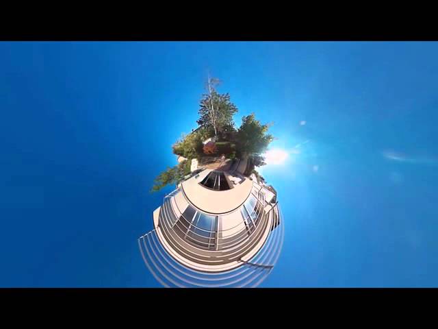 Little Planet made with two Kodak  SP360