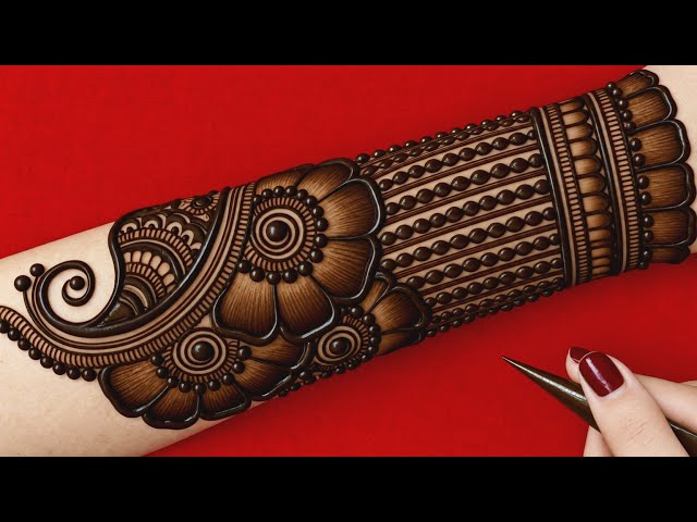 Most Easy And Beautiful Wedding Special Mehndi Design||Mehndi Design For Bridal||Easy Mehndi Design 