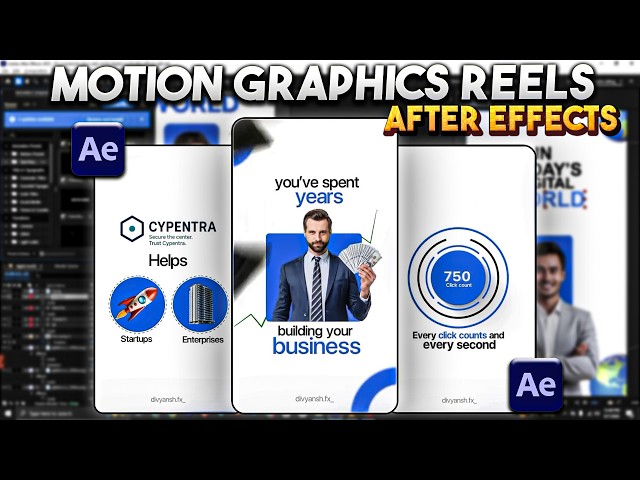 How to Create Motion Graphics Reels in After Effects | Beginner Tutorial