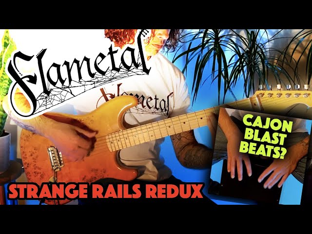 Flamenco Guitar STRANGE RAILS REDUX - Ben Woods' FLAMETAL - NYLOCASTER