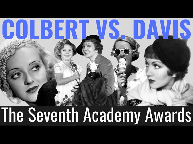 Claudette Colbert Defeats Bette Davis | Best Actress Oscar 1935