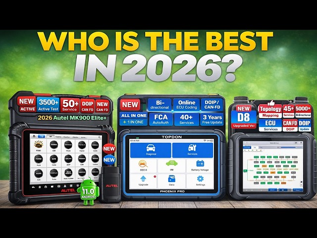BEST OBD2 Scanner with ECU Coding to BUY in 2026