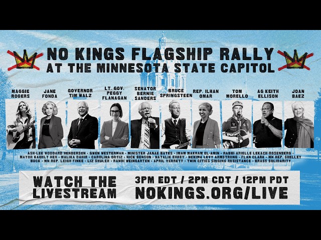 No Kings Day Flagship Rally: MN State Capitol