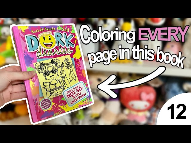 Coloring an ENTIRE Dork Diaries Book | Ep 12
