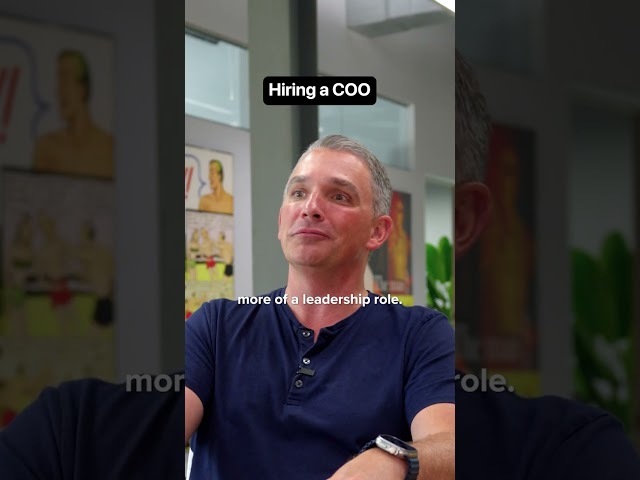 "Hiring a COO is usually a huge mistake"