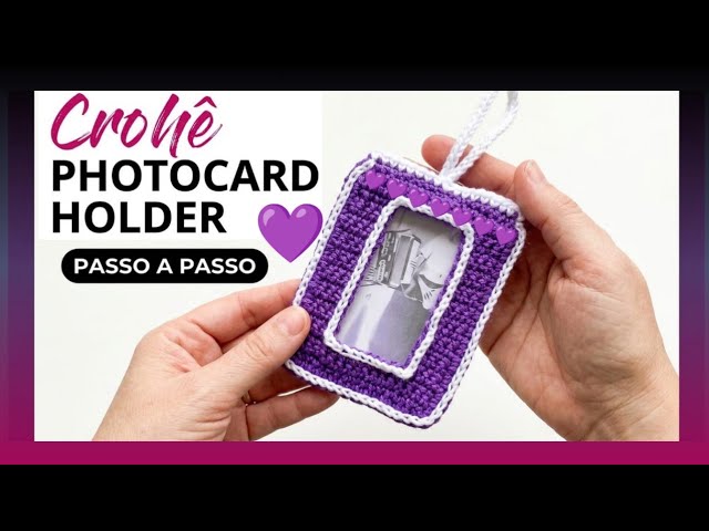 5734 How to make a BTS-inspired crochet PHOTOCARD HOLDER