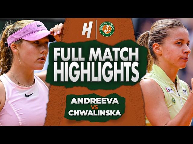 Mirra Andreeva vs Maja Chwalinska - FULL Final Highlights 🔥 Roland Garros 2026