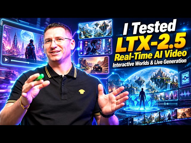 I Tested LTX-2.5 for Real-Time AI Video — Interactive Worlds & Live Generation