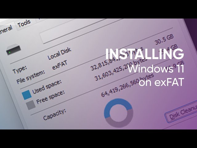 Windows 11 on exFAT