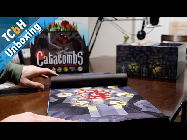90 Second Unboxing - Catacombs 3rd Edition Big Box Playmat Version