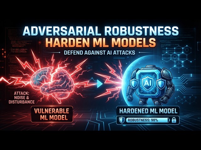 Harden Machine Learning Models Against AI Attacks - Adversarial Robustness