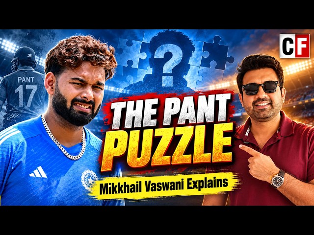 Why Is Rishabh Pant Missing From India’s ODI & T20I Teams? | Mikkhail Vaswani on Cricfit