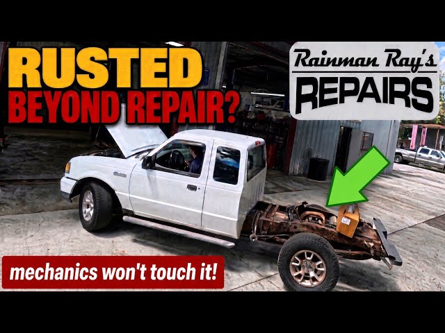 DANGER Ranger! Gas Tank Falling OUT! Rusted Frame Repair!!