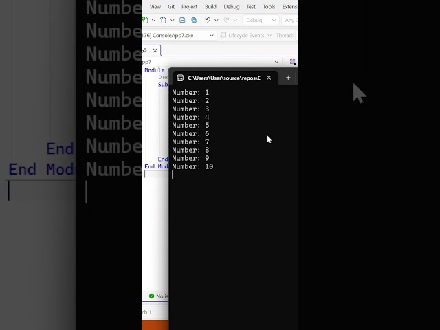VB.NET For   Next